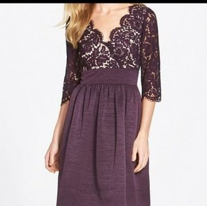 Eliza J Lace Bodice Dress